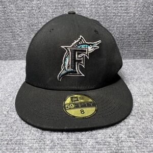 Vintage Florida Marlins Hat Cap Fitted Mens 8 MLB Baseball 1997 World Series